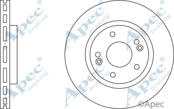 APEC BRAKING Тормозной диск DSK2312